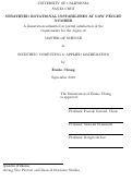 Cover page: Stratified rotational instabilities at low Péclet number