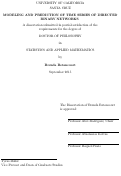 Cover page: Modeling and Prediction of Time Series of Directed Binary Networks