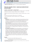 Cover page: Molecular annotation of food – Towards personalized diet and precision health