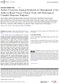 Cover page: Erratum: Author Correction: Surgical Standards for Management of the Axilla in Breast Cancer Clinical Trials with Pathological Complete Response Endpoint.