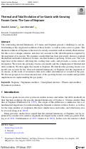 Cover page: Thermal and Tidal Evolution of Ice Giants with Growing Frozen Cores: The Case of Neptune