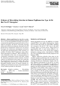 Cover page: Evidence of diversifying selection in human papillomavirus type 16 E6 but not E7 oncogenes