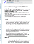 Cover page: Impact of single immunosuppressive drug withdrawal on lymphocyte immunoreactivity