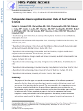 Cover page: Perioperative Neurocognitive Disorder: State of the Preclinical Science.