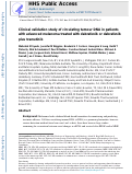 Cover page: Circulating tumour DNA in patients with advanced melanoma treated with dabrafenib or dabrafenib plus trametinib: a clinical validation study