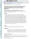 Cover page: Establishing an Autonomous Cascaded Artificial Dynamic (AutoCAD) regulation system for improved pathway performance.