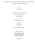 Cover page: Health Coaching Intervention to Improve Chronic Disease Outcomes Following an Emergency Department Visit: A Randomized Clinical Trial