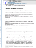 Cover page: Premise for Standardized Sepsis Models