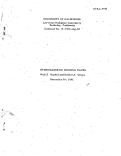 Cover page: HYDROMAGNETIC IONIZING WAVES