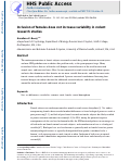 Cover page: Inclusion of females does not increase variability in rodent research studies