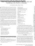 Cover page: When your favorite patient relapses: physician grief and well-being in the practice of oncology.