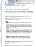 Cover page: Topiramate decreases the salience of motivationally relevant visual cues among smokers with alcohol use disorder