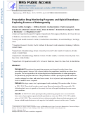 Cover page: Prescription Drug Monitoring Programs and Opioid Overdoses