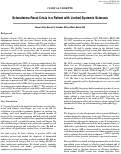 Cover page: Scleroderma Renal Crisis in a Patient with Limited Systemic Sclerosis