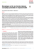 Cover page of Macrophages on the run: Exercise balances macrophage polarization for improved health