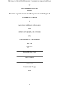 Cover page: The Impact of the ASEAN Economic Community on Agricultural Trade