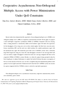 Cover page: Cooperative Asynchronous Non-Orthogonal Multiple Access With Power Minimization Under QoS Constraints.