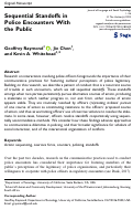 Cover page: Sequential Standoffs in Police Encounters With the Public