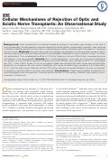 Cover page: Cellular Mechanisms of Rejection of Optic and Sciatic Nerve Transplants: An Observational Study