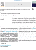 Cover page: Computations and measurements of the global drag force on a Tension-Leg Platform