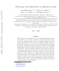 Cover page: Advantages and Limitations of Quantum Routing