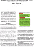 Cover page: MentalBlend: Enhancing Online Mental Health Support through the Integration of LLMs with Psychological Counseling Theories