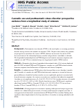 Cover page: Cannabis use and posttraumatic stress disorder: prospective evidence from a longitudinal study of veterans