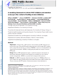 Cover page: A modeling framework to inform preexposure prophylaxis initiation and retention scale-up in the context of 'Getting to Zero' initiatives.