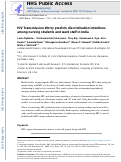 Cover page: HIV Transmission Worry Predicts Discrimination Intentions Among Nursing Students and Ward Staff in India.