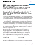 Cover page: Recent Advances in Basic Neurosciences and Brain Disease: From Synapses to Behavior