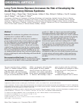 Cover page: Long-Term Ozone Exposure Increases the Risk of Developing the Acute Respiratory Distress Syndrome