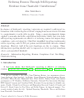 Cover page: Reducing evasion through self-reporting: Evidence from charitable contributions