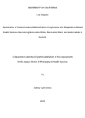 Cover page: Examination of Patient Centered Medical Home Components and Disparities in Mental Health Services Use Among Non-Latino White, Non-Latino Black, and Latino Adults in the U.S.