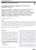 Cover page: A pre-registered, multi-lab non-replication of the action-sentence compatibility effect (ACE)