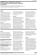 Cover page: ALiEM Connect: Large-Scale, Interactive, Virtual Residency Programming in Response to COVID-19