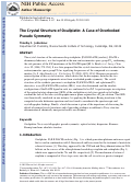 Cover page: The crystal structure of oxaliplatin: A case of overlooked pseudo symmetry