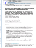 Cover page: Anticholinergic Use and Recurrent Falls in Community-Dwelling Older Adults