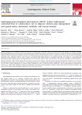 Cover page: Optimizing pain treatment interventions (OPTI): A pilot randomized controlled trial of collaborative care to improve chronic pain management and opioid safety-Rationale, methods, and lessons learned.