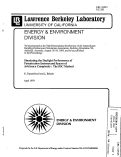 Cover page: Simulating the Daylight Performance of Fenestration Systems and Spaces of Arbitrary Complexity: The IDC Method