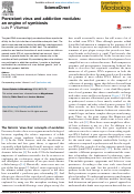 Cover page: Persistent virus and addiction modules: an engine of symbiosis