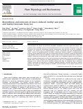 Cover page: Biosynthesis and emission of insect-induced methyl salicylate and methyl benzoate from rice.