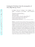 Cover page: Cosmogenic neutrinos from the propagation of ultrahigh energy nuclei