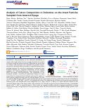 Cover page: Analysis of Cation Composition in Dolomites on the Intact Particles Sampled from Asteroid Ryugu.