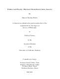 Cover page: Politics and Poverty: Electoral Clientelism in Latin America