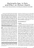 Cover page: Bartonella Spp. in Pets and Effect on Human Health - Volume 12, Number 3—March 2006 - Emerging Infectious Diseases journal - CDC