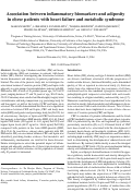 Cover page: Association between inflammatory biomarkers and adiposity in obese patients with heart failure and metabolic syndrome