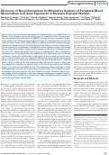 Cover page: Discovery of Novel Biomarkers by Microarray Analysis of Peripheral Blood Mononuclear Cell Gene Expression in Benzene-Exposed Workers