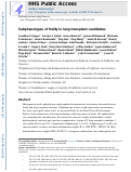 Cover page: Subphenotypes of frailty in lung transplant candidates.