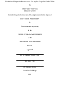 Cover page: Evaluation of Grapevine Rootstocks for Use Against Grapevine Fanleaf Virus