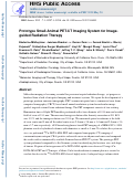 Cover page: Prototype Small-Animal PET-CT Imaging System for Image-Guided Radiation Therapy